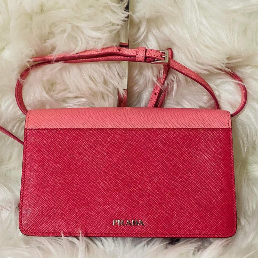 Prada authentic wallet with sling pre loved